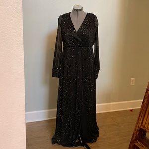 NWT Size M Baltic Born sparkly Maxi dress